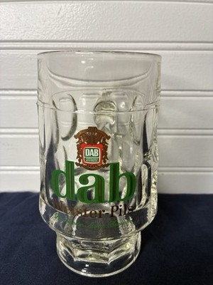 Vintage Dab Meister-Pils Glass German Beer Mug