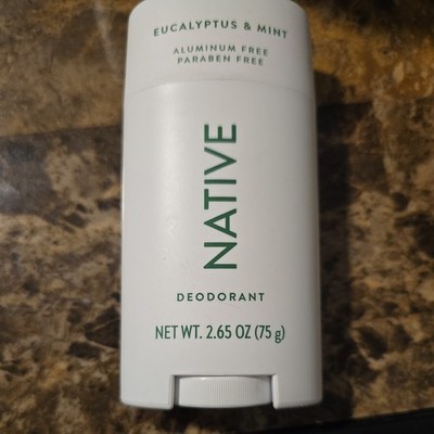 Native Solid Deodorant Eucalyptus & Mint 2.65oz (75 g) - New (C077)