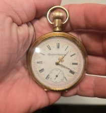 Elgin Nat'l Watch Co. Gold Filled Full Hunter Pocket Watch 1897
