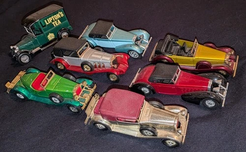 Vintage Matchbox Diecast Models Of Yesteryear 7 Car Bundle