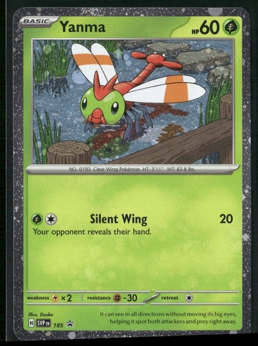 Yanma Cosmo Holo Promo SV: Scarlet & Violet Promo Cards 185 NM