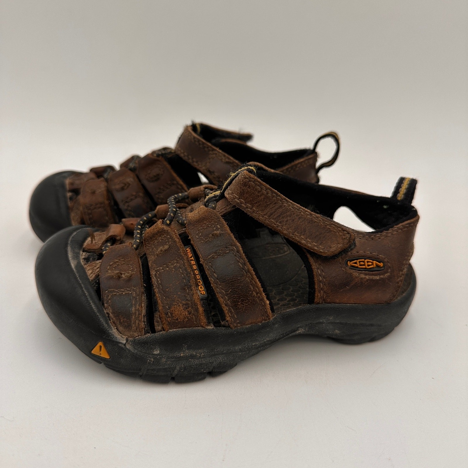 Sandali Keen ragazzo Newport in pelle marrone taglia 9