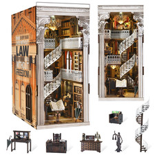 Cccdf Diy Book Nook Kit For Adults And Teens Miniature Dollhouse Booknook Kit