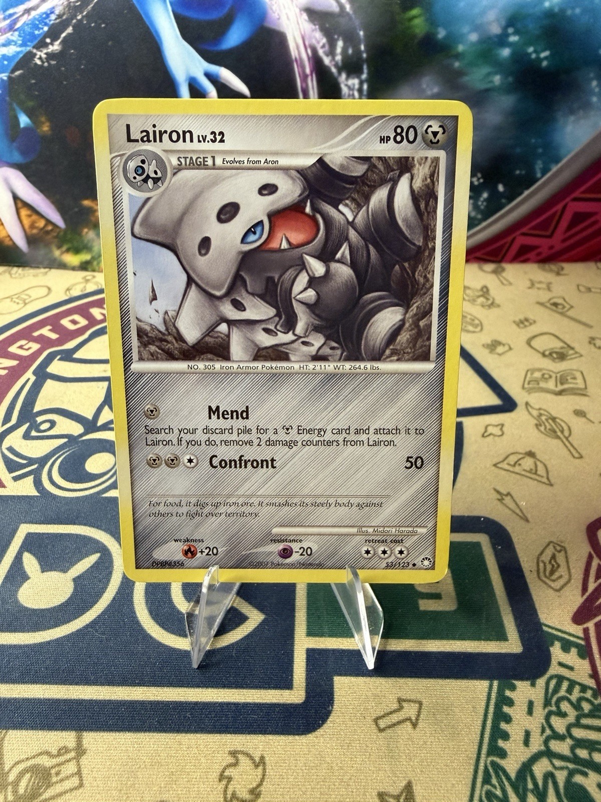 Lairon 53/124 Mysterious Treasures Pokemon TCG