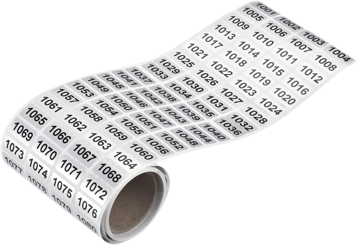 1-20000 Consecutive Number Label Stickers Inventory Control Adhesive Waterproof-image