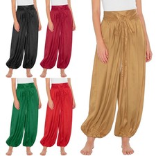 Women Pants Stage Performance Trousers Gypsy Belly Dance Party Loose Halloween