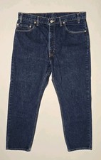 Vintage Levis 505 Jeans Mens 36x30 Regular Fit Straight Leg Blue Y2K Made in USA