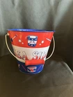 Vintage Schylling 2003 Tin Sand Paul Sea Side Patriotic American Metal Bucket