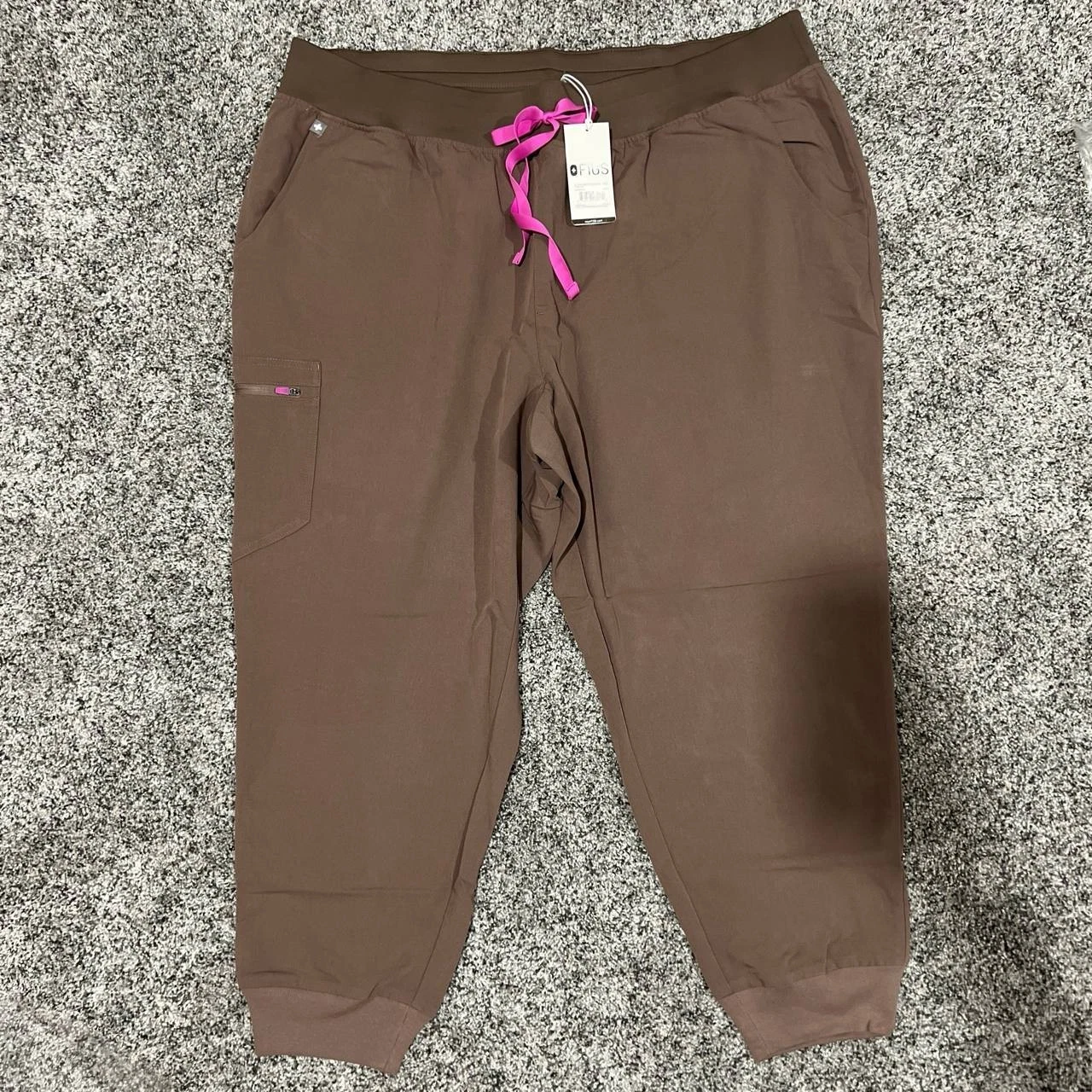 FIGS Zamora Jogger Scrub Pants Women NWT Brown - 4XL
