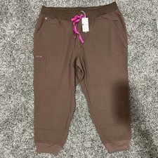 FIGS Zamora Jogger Scrub Pants Women NWT Brown -  4XL