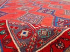 Amazing Hand Knotted Vintage Tribal Afshour Wool Area Rug 10 x 7 Ft — photo 10
