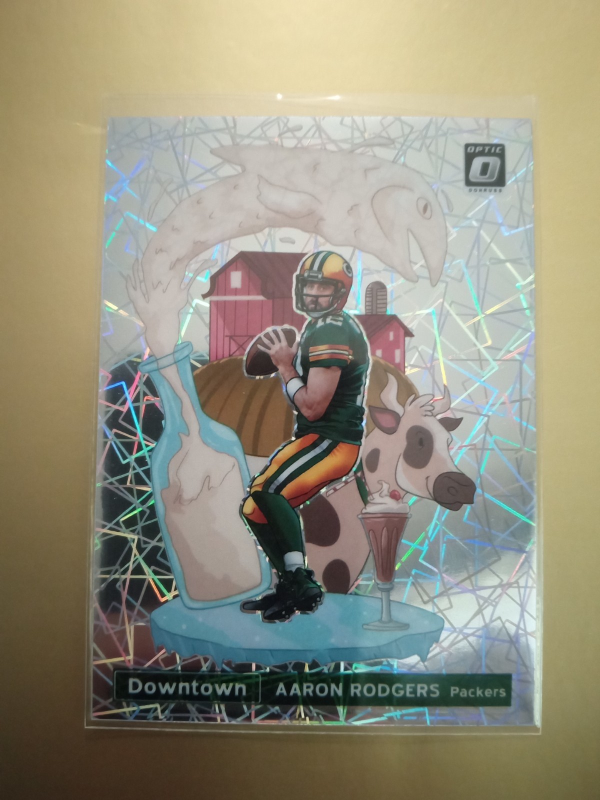 2021 Panini Optic Downtown Aaron Rodgers