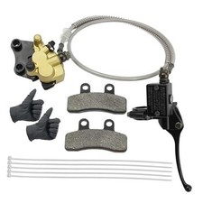 Front Disc Hydraulic Brake Master Cylinder Caliper Assembly with Brake Pad