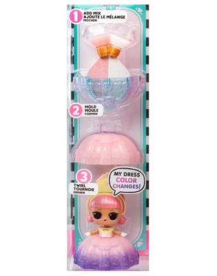 LOL Surprise Princess Pink Hair Tots Color Changing Baby Sister Doll Display NEW