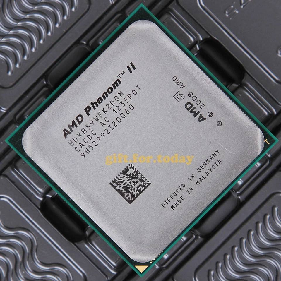 AMD Phenom II X2 B59 Processor 3.4 GHz HDXB59WFK2DGM Socket AM2+,AM3 533MHz - Image 4 of 4