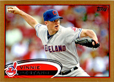 2012 Topps - Vinnie Pestano #469 Gold /2012