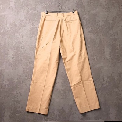 Samuel Windsor Herren Hose W34 L31 Sand 100% Baumwolle Regular Fit Flatfront