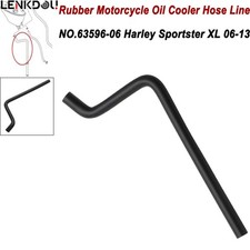 Línea de manguera de drenaje del enfriador de aceite o Harley Sportster XL 883 XL1200 personalizada 2006-13 2012