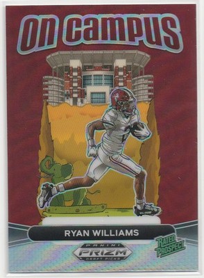 2025 Panini Prizm Draft Picks Ryan Williams #OC-RWS On Campus Alabama