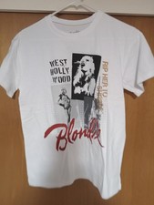 Blondie West Hollywood Rip Her To Shreds Graphic T-Shirt White Women’s Medium 