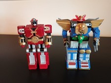 Power Rangers Red Zeo Battlezord Plus Zeo Megazord Micro Playsets Complete