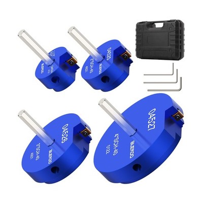 BLEKOO 4PCS PVC Pipe Reamer Kit - SCH40 Aluminum Deburring Tool Kit (1'' to 4''...