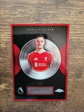 2026 Topps Chrome Premier League Triple Platinum Florian Wirtz #TP-21 card
