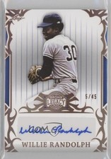 2023 Leaf A Bronx Legacy Bronze Holofoil /45 Willie Randolph #BA-WR1 Auto 0e2x