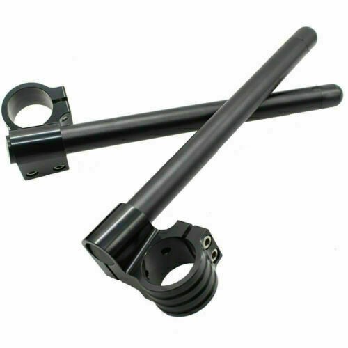 Handlebars Clip-ons CNC New Fork Tube 37MM Aluminum Motorcycle Fits For Harley - Picture 1 of 10