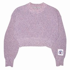 Alexander Wang Cropped Jumper | Pink | Size: Women’s Small
