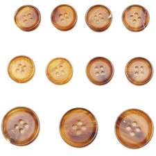 11 Pieces Genuine Natural Horn Blazer  Suits Button Set - for Blazer, Sport ...