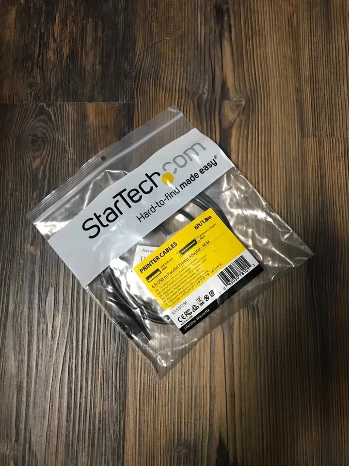 Startech Printer Cable 6Ft. USB to Parallel Printer Adapter-M/M ICUSB1284 NEW - Image 4 of 4