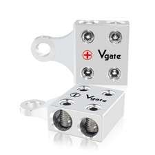 Battery Terminal Connector, 4-Way Battery Post Terminals, 8AWG up to 2/0 XL