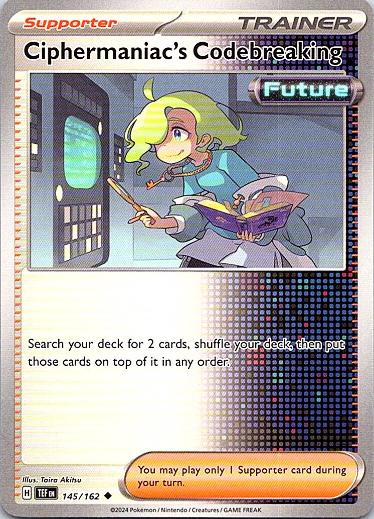 Ciphermaniac's Codebreaking 145/162 Uncommon Temporal Forces Pokemon Near Mint