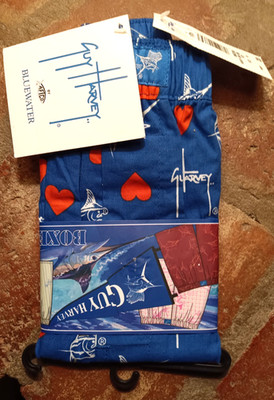 Guy Harvey Boxer Underwear, Med, New w/Tags