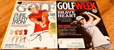 Stacy Lewis autographed signed autograph 2011 Golfweek 2014 Golf LPGA magazines