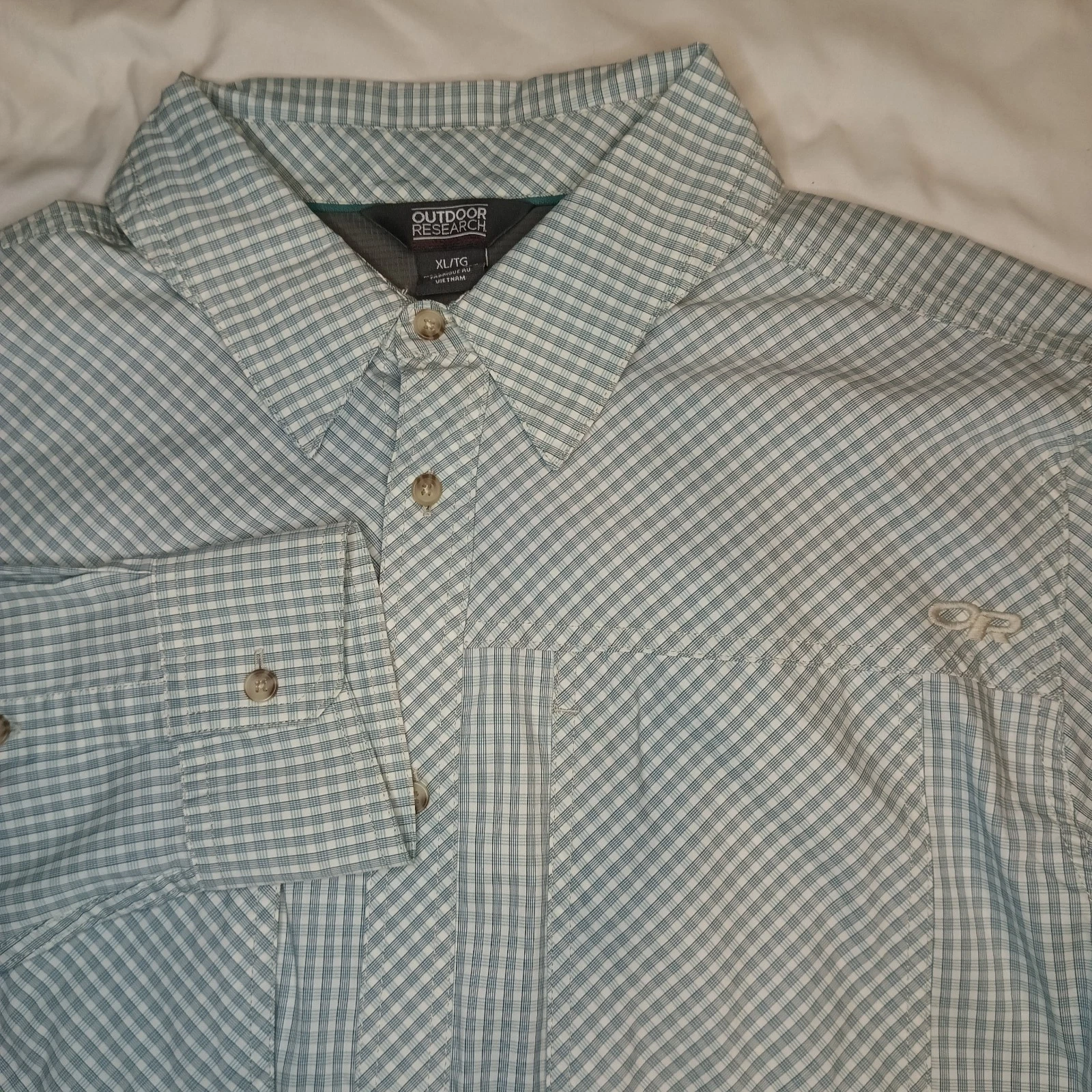 Outdoor Research Shirt Mens XL Baja Sun Long Sleeve Outdoor Fishing Hiking