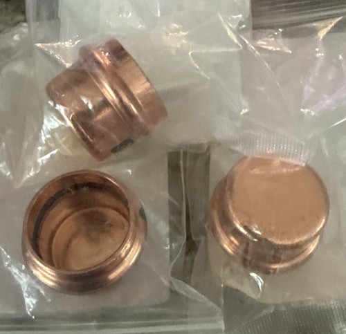 *3 PACK* Viega ProPress 1 inch Press Copper Cap