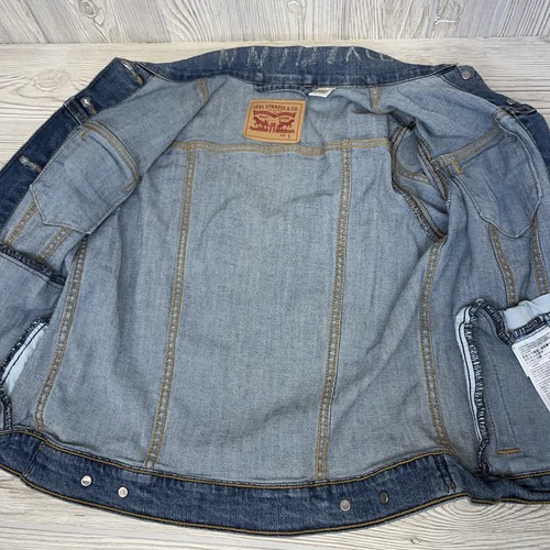 Levi's Jeansjacke mit Knopfleiste Damen Gr. Small Stonewash 29945-0020 Denim Trucker - Bild 7 von 13
