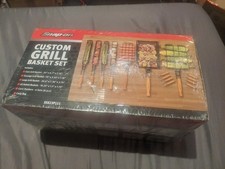 Brand New Snap On Custom Grill Basket Set
