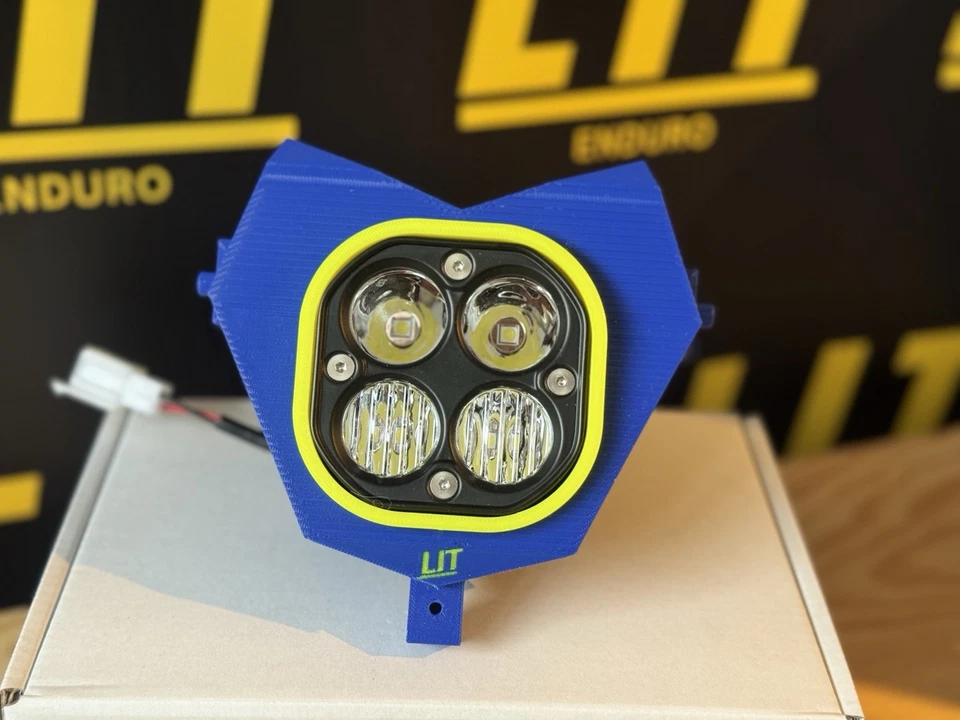 Faro LED SHERCO Enduro/Mx Sherco 2012-2023 AZUL ILUMINADO ENDURO Foto 3 de 4