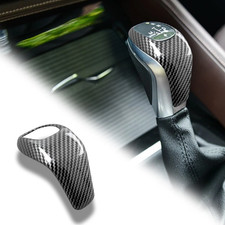 Kohlefaser Schaltknauf Abdeckung Blende passt für BMW X1 F48 2016-2019