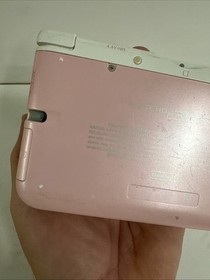 Nintendo 3DS XL 3D Handheld System Pink/White with 4GB SD Card Works SPR-001 USA