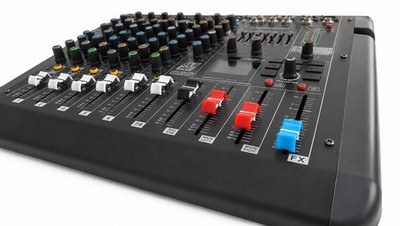 FREEBOSS ADM-TX104D Mischpult Powermixer 10-Kanal USB Effektprozessor 7-Band