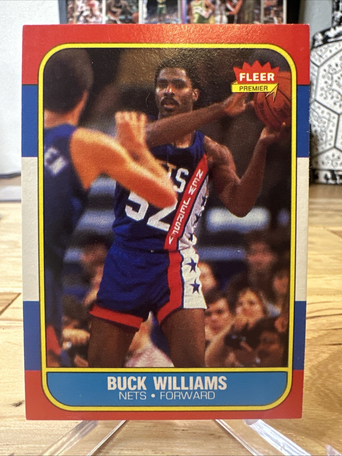 1986-87 Fleer #123 Buck Williams RC ROOKIE NETS