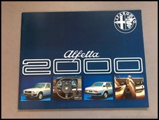 1977 1978 Alfa Romeo Alfetta 2000 24-page Vintage Car Sales Brochure Catalog