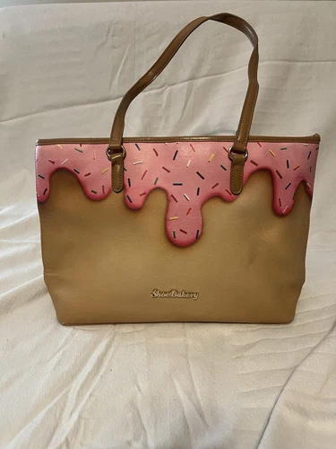 Original Shoe Bakery Sprinkle Pink Ice Cream Shoulder Bag Chris Campbell