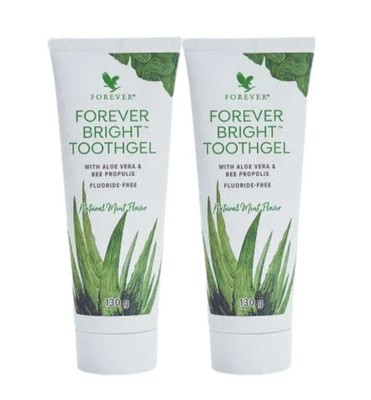 2 x Forever Living Bright Toothgel Zahnpasta Zahncreme /130g  MHB 2029 Original 