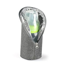 Baby Bottle Cooler Tote Bags, Insulated Breastmilk Cooler Bag, Nursing Grey