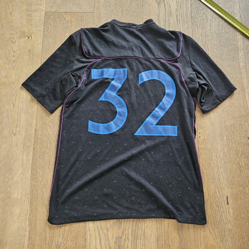 England Umbro Away Football Jersey 2011 Mens Small Black Purple Soccer Shirt - Picture 2 of 6